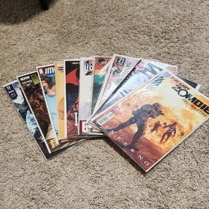Comic Book Collection with Vibrant Covers - Set Of 10